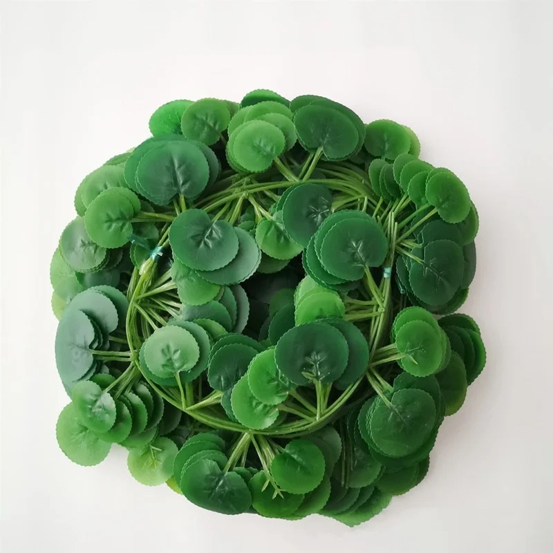 ریسه برگ مصنوعی شمعدانی لمسی بسته6 عددی